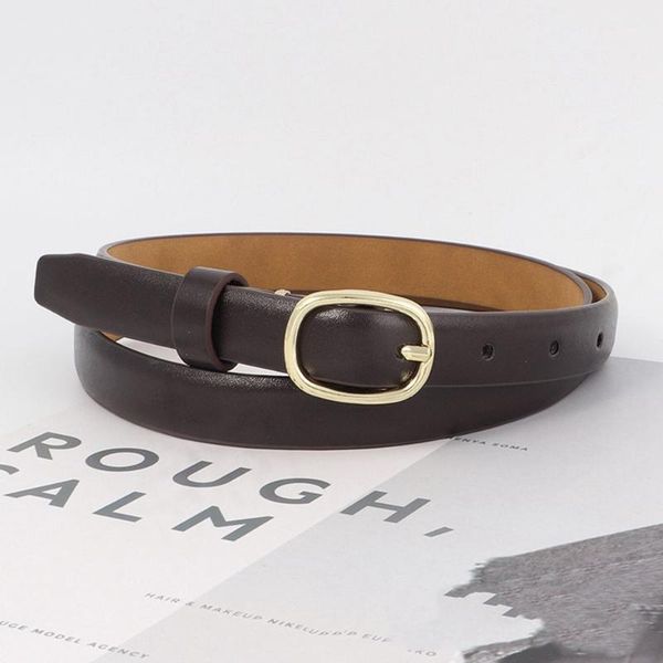 belts leather for women fashion jeans classic retro simple metal oval buckle female pin denim dress all-match waistband strap, Black;brown
belts leather for women fashion jeans classic retro simple metal oval buckle female pin denim dress all-match waistband strap, Black;brown