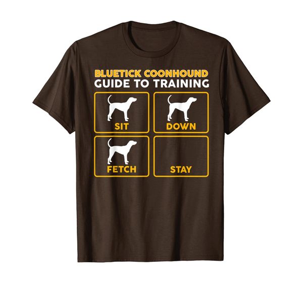 Bluetick Coonhound T-Shirt | Funny Guide To Training, Mainly pictures