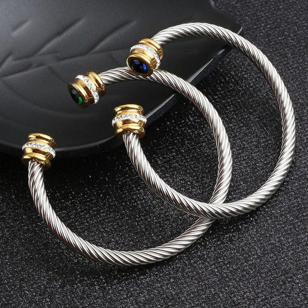 bangle brand titanium steel cable zircon fashion jewelry fine wristband accessories hand ornament realizable, Black
bangle brand titanium steel cable zircon fashion jewelry fine wristband accessories hand ornament realizable, Black