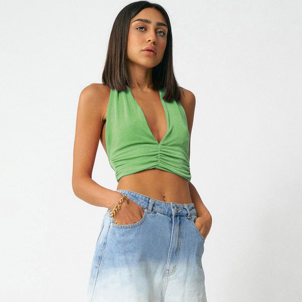 2021 summer women tanks y2k clothing backless sleeveless off shoulder blusas feminina blouses and shirts, White
2021 summer women tanks y2k clothing backless sleeveless off shoulder blusas feminina blouses and shirts, White