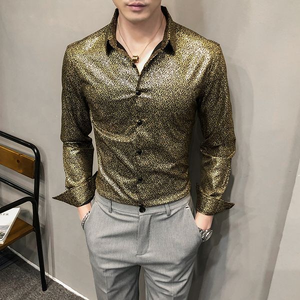 the gold that bronzes design party shirt men's shirts is unusual sequins retro dandy shine stage attire of nightclub fulh, White;black
the gold that bronzes design party shirt men's shirts is unusual sequins retro dandy shine stage attire of nightclub fulh, White;black