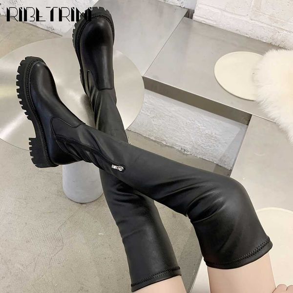 ribetrini brand new fashionable over the knee boot chunky heels short plush skidproof sole women shoes boots female y0905, Black
ribetrini brand new fashionable over the knee boot chunky heels short plush skidproof sole women shoes boots female y0905, Black