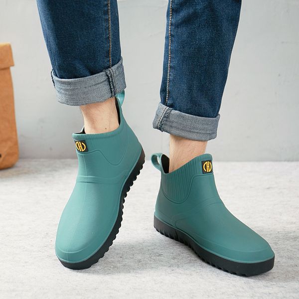 men rubber rain shoes slip on waterproof low-heel tube pvc rain boots work 2020 mens boots yui89
men rubber rain shoes slip on waterproof low-heel tube pvc rain boots work 2020 mens boots yui89