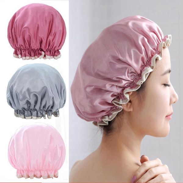 shower caps cap waterproof thicken bath hat double layer hair cover women supplies bathroom accessories
shower caps cap waterproof thicken bath hat double layer hair cover women supplies bathroom accessories