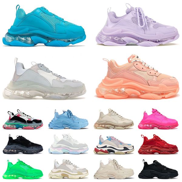 fashion triple s men's women's designer shoes retro paris 17fw clear sole platform sneakers balencaiga all black white luxury bale
fashion triple s men's women's designer shoes retro paris 17fw clear sole platform sneakers balencaiga all black white luxury bale