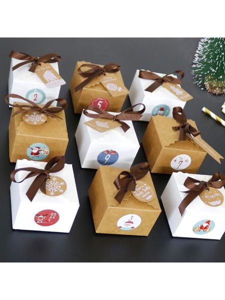 gift wrap 24 sets christmas 1-24 advent calendar kraft paper candy box with tags stickers drop
gift wrap 24 sets christmas 1-24 advent calendar kraft paper candy box with tags stickers drop