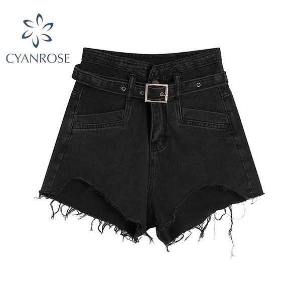 women's shorts summer y2k denim women high waist 2021 fashion streetwear pocket zipper casual vintage jeans with belt female, White;black
women's shorts summer y2k denim women high waist 2021 fashion streetwear pocket zipper casual vintage jeans with belt female, White;black