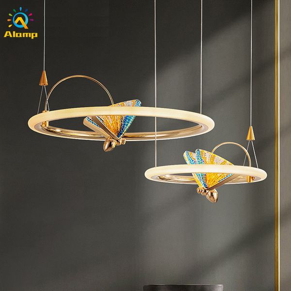 nordic butterfly lamp round ring pendant lights with colorful butterflies 3 colors luxury chandelier for living room l store restaurant
nordic butterfly lamp round ring pendant lights with colorful butterflies 3 colors luxury chandelier for living room l store restaurant