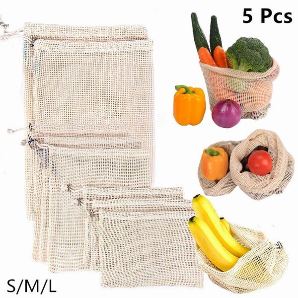 storage bags 5pcs reusable fruit vegetable cotton washable mesh with closed drawstring
storage bags 5pcs reusable fruit vegetable cotton washable mesh with closed drawstring