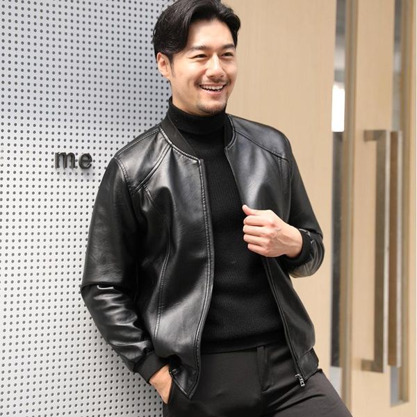 men's fur & faux 2021 warm fleece leather jacket men pu male casual coats man brand clothing jaqueta masculinas,ga750, Black
men's fur & faux 2021 warm fleece leather jacket men pu male casual coats man brand clothing jaqueta masculinas,ga750, Black