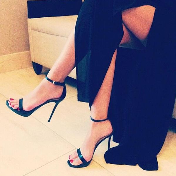 sandals one strap suede leather high heel design women fashion candy color ankle formal dress shoes, Black
sandals one strap suede leather high heel design women fashion candy color ankle formal dress shoes, Black