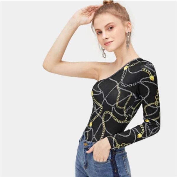 women's jumpsuits & rompers maxiorill combinaison femme ladies print oblique collar long sleeve bodysuits jumpsuit combi short ete y*, Black;white
women's jumpsuits & rompers maxiorill combinaison femme ladies print oblique collar long sleeve bodysuits jumpsuit combi short ete y*, Black;white