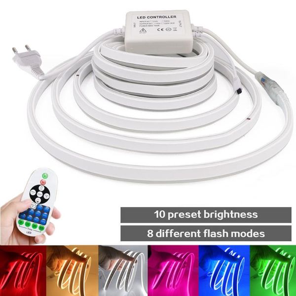 neon light smd2835 220v flexible led strip tape dimmable 120leds/m outdoor waterproof neon sign ribbon red/green/blue/pink/white
neon light smd2835 220v flexible led strip tape dimmable 120leds/m outdoor waterproof neon sign ribbon red/green/blue/pink/white