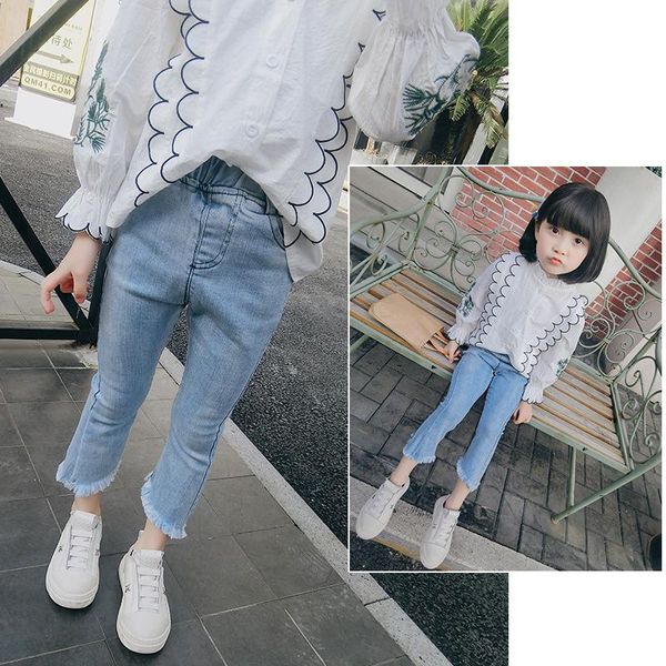 jeans kids pants spring baby girls slim trousers fashion split solid boot cut denim for girl 2 3 4 5 6 7 y child, Blue
jeans kids pants spring baby girls slim trousers fashion split solid boot cut denim for girl 2 3 4 5 6 7 y child, Blue