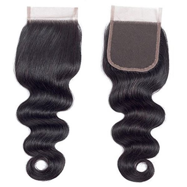 virgin brazilian peruvian indian hair 4x4 lace closure unprocessed body wave remy human hair closures part hair extensions, Black
virgin brazilian peruvian indian hair 4x4 lace closure unprocessed body wave remy human hair closures part hair extensions, Black