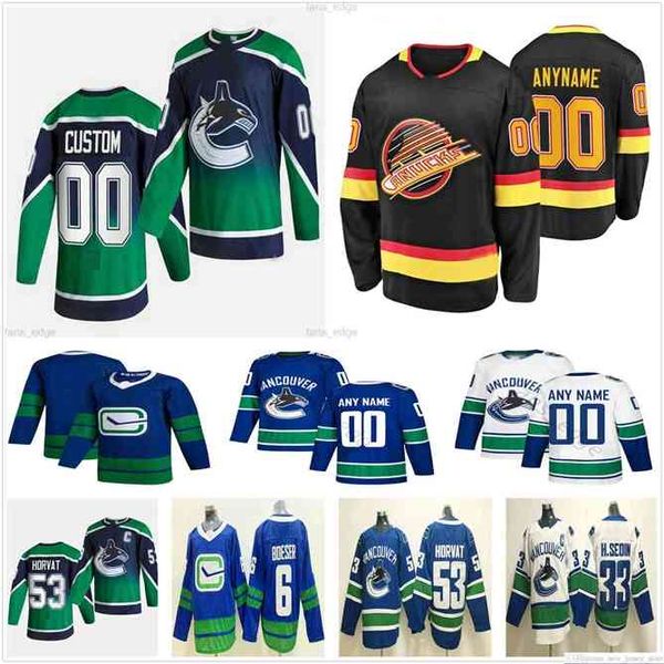 96 custom 2021 reverse retro vancouver canucks braden holtby henrik sedin bo horvat jake virtanen brock boeser elias pettersson hockey jerse, Black
96 custom 2021 reverse retro vancouver canucks braden holtby henrik sedin bo horvat jake virtanen brock boeser elias pettersson hockey jerse, Black