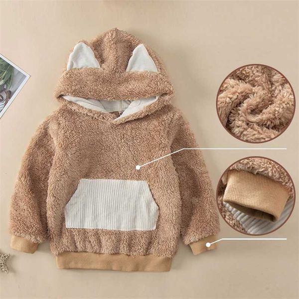 baby solid color cute cartoon bear hoodie long sleeve male female spring and autumn coat for children 1-6 y 220115, Black
baby solid color cute cartoon bear hoodie long sleeve male female spring and autumn coat for children 1-6 y 220115, Black