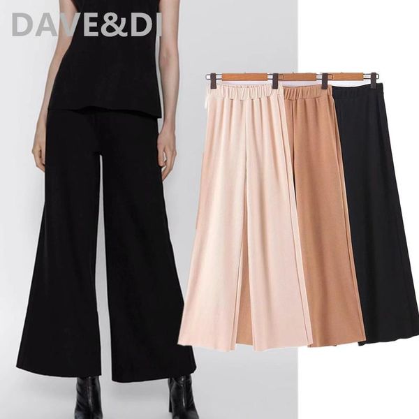 women's pants & capris dave&di 2021 spring england vintage high waist knitted solid wide leg women pantalones mujer pantalon femme trou, Black;white
women's pants & capris dave&di 2021 spring england vintage high waist knitted solid wide leg women pantalones mujer pantalon femme trou, Black;white