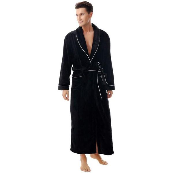 men's sleepwear warm coral fleece men robe winter long kimono gown casual thick bathrobe nightgown homewear, Black;brown
men's sleepwear warm coral fleece men robe winter long kimono gown casual thick bathrobe nightgown homewear, Black;brown