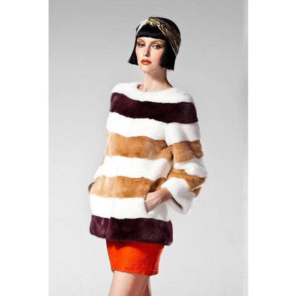 women's fur & faux women winter jacket 2021 femme veste coat gradient mink lady o neck stripe clothes long sleeve soft furry overcoat, Black
women's fur & faux women winter jacket 2021 femme veste coat gradient mink lady o neck stripe clothes long sleeve soft furry overcoat, Black