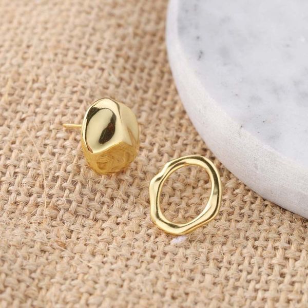 korean s925 pure silver ear nail ins irregular concave convex geometric round female simple decoration, Golden
korean s925 pure silver ear nail ins irregular concave convex geometric round female simple decoration, Golden