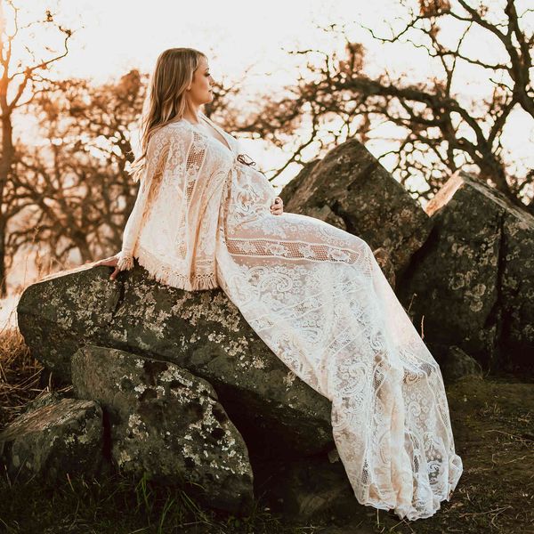 don&judy bohemia lace maternity dress long sleeve v-neck maternity gown pgraphy party evening dresses p props for shoot x0902, White
don&judy bohemia lace maternity dress long sleeve v-neck maternity gown pgraphy party evening dresses p props for shoot x0902, White