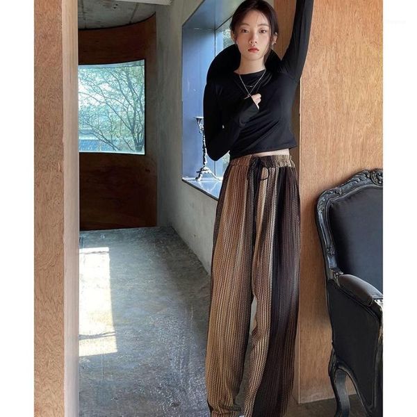 women's pants & capris 4xl 2021 summer ice silk wide leg for women casual streetwear straight long loose ladies high waist trousers, Black;white
women's pants & capris 4xl 2021 summer ice silk wide leg for women casual streetwear straight long loose ladies high waist trousers, Black;white