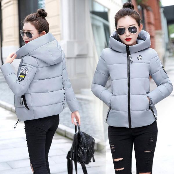 women's down & parkas 2021 winter coat women cotton-padded jacket ladies short hooded padded warm and cold-proof m-5xl, Black
women's down & parkas 2021 winter coat women cotton-padded jacket ladies short hooded padded warm and cold-proof m-5xl, Black