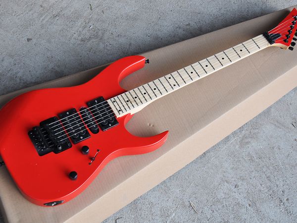double shake 24 quality electric guitar reverse forehand red body maple fingerboard
double shake 24 quality electric guitar reverse forehand red body maple fingerboard