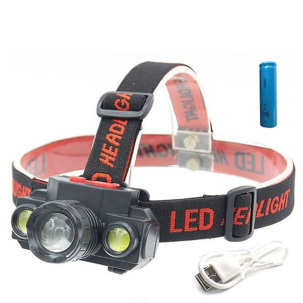 3 led usb rechargeable headlamp xpe cob night light torch camping frontal for headlight battery head 18650 lamp
3 led usb rechargeable headlamp xpe cob night light torch camping frontal for headlight battery head 18650 lamp