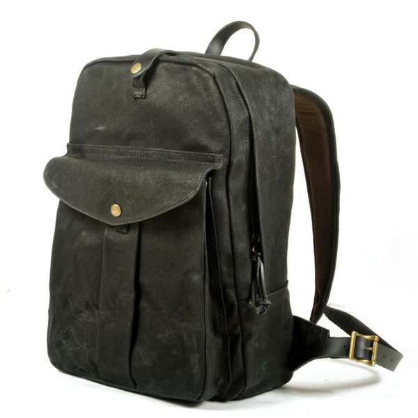 backpack retro oil wax waterproof canvas travel schoolbag outdoor mountaineering bag hiking leisure computer
backpack retro oil wax waterproof canvas travel schoolbag outdoor mountaineering bag hiking leisure computer