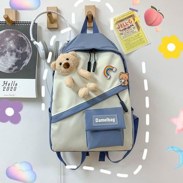 backpack cute women backpacks student girls school bags teenage bear rainbow bagpack transparent pouch
backpack cute women backpacks student girls school bags teenage bear rainbow bagpack transparent pouch