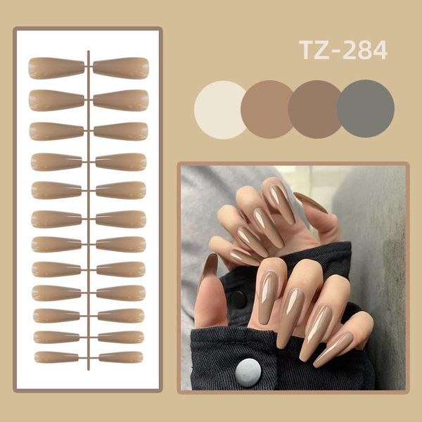false nails 24pcs matte long ballerina tips colorful coffin full cover fake with glue nail art decor manicure extension, Red;gold
false nails 24pcs matte long ballerina tips colorful coffin full cover fake with glue nail art decor manicure extension, Red;gold