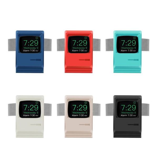 cell phone mounts & holders retro style classic monitor design black/ blue/ green easy to use watch charging stand silicone smartwatch acces
cell phone mounts & holders retro style classic monitor design black/ blue/ green easy to use watch charging stand silicone smartwatch acces