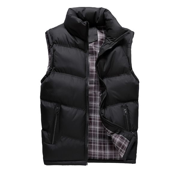 coat thickened warm down men's oversize winter vest cantilevered sleeveless cotton jacket, Black;white
coat thickened warm down men's oversize winter vest cantilevered sleeveless cotton jacket, Black;white