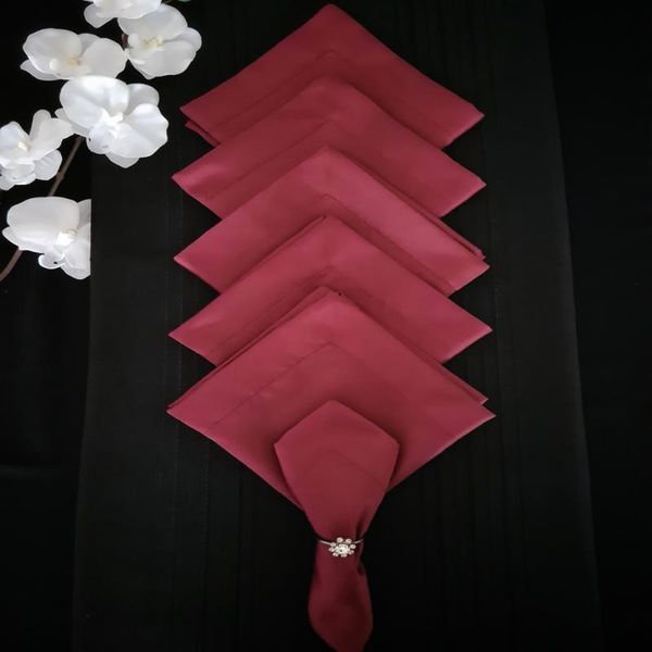 table napkin burgundy napkins cloth square satin fabric decorative multiple colour. for home el party dinner. 6 pcs 35x35 cm
table napkin burgundy napkins cloth square satin fabric decorative multiple colour. for home el party dinner. 6 pcs 35x35 cm