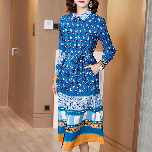 casual dresses blue chiffon bohemian floral silk shirt women 2021 summer long office work beach party dress plus size dropship, Black;gray
casual dresses blue chiffon bohemian floral silk shirt women 2021 summer long office work beach party dress plus size dropship, Black;gray