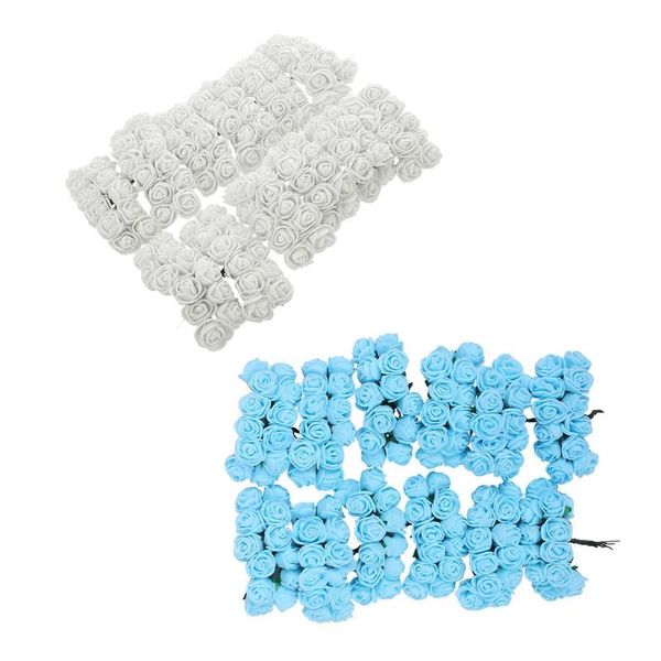 decorative flowers & wreaths 288pcs 2cm pe rose foam mini flower bouquet solid color/wedding decoration, 144pcs white light blue
decorative flowers & wreaths 288pcs 2cm pe rose foam mini flower bouquet solid color/wedding decoration, 144pcs white light blue