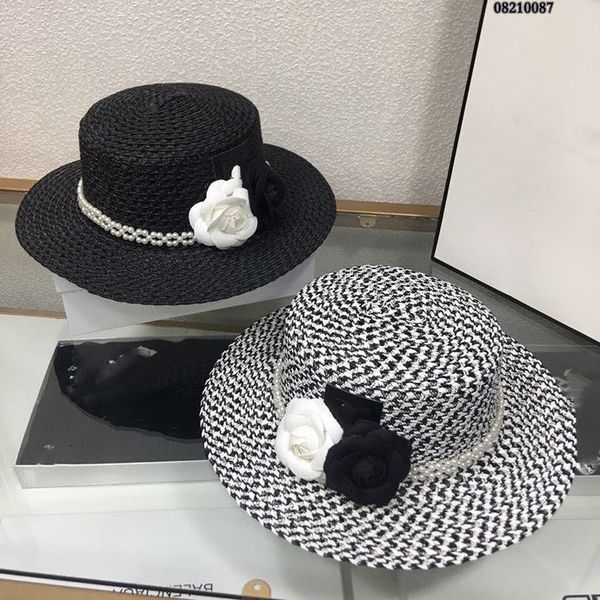 designer cap dress hat hats new caps flat hat new summer limited series lady camellia pearl straw hats black, Blue;gray
designer cap dress hat hats new caps flat hat new summer limited series lady camellia pearl straw hats black, Blue;gray