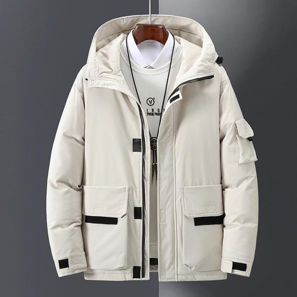 men's down & parkas white duck jacket warm hooded thick puffer coat male casual overcoat thermal 2021 winter, Black
men's down & parkas white duck jacket warm hooded thick puffer coat male casual overcoat thermal 2021 winter, Black