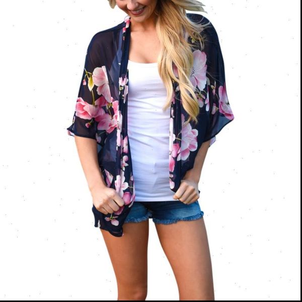 women summer blouse 2021 vintage floral chiffon shirt kimono cardigans see through beach wear cover ups beach shawl, White
women summer blouse 2021 vintage floral chiffon shirt kimono cardigans see through beach wear cover ups beach shawl, White