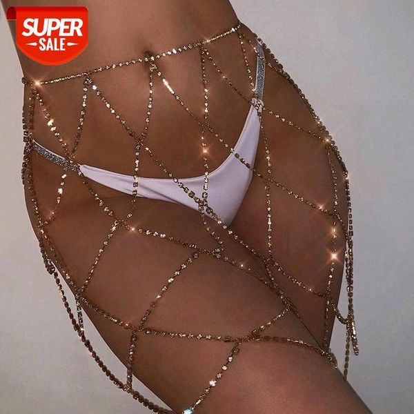 AKYZO 2018 Fashion Crazy Rhinestone Alloy Skirt Women Sexy Shine Gold/Silver Fishnets Chain Handmade NightClub Beach Mini Skirt #I89t, Black
AKYZO 2018 Fashion Crazy Rhinestone Alloy Skirt Women Sexy Shine Gold/Silver Fishnets Chain Handmade NightClub Beach Mini Skirt #I89t, Black
