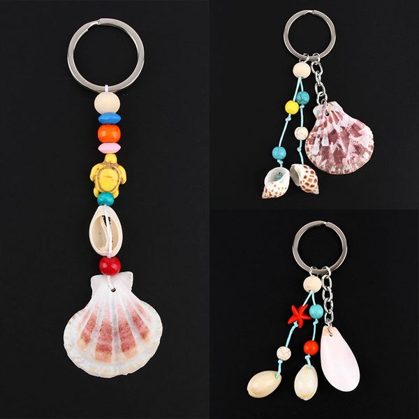 1pc natural shell scallop snail keychain beach summer day pendant key ring gift for women girls jewlery wholesale, Silver
1pc natural shell scallop snail keychain beach summer day pendant key ring gift for women girls jewlery wholesale, Silver