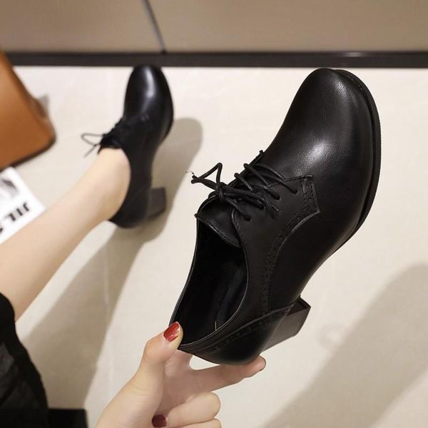 dress shoes designers women pumps lace-up womens oxford shoe thick med heels vintage footwear woman carved female, Black
dress shoes designers women pumps lace-up womens oxford shoe thick med heels vintage footwear woman carved female, Black