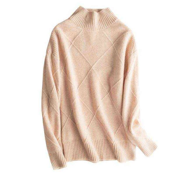 autumn and winter thickened pile high neck sweater women's loose lazy pullover bottomed non cashmere coat large, White;black
autumn and winter thickened pile high neck sweater women's loose lazy pullover bottomed non cashmere coat large, White;black