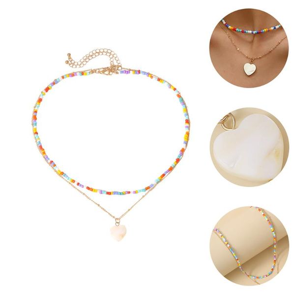 pendant necklaces 1 set bohemian style necklace clavicle matching jewelry neck beaded alloy choker, Silver
pendant necklaces 1 set bohemian style necklace clavicle matching jewelry neck beaded alloy choker, Silver