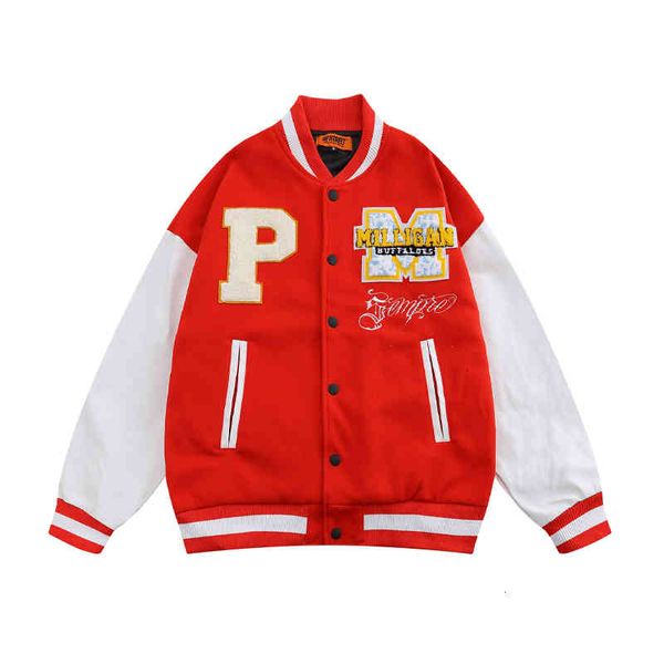 men's jackets alta rua vermelho jaqueta de beisebol dos homens toalha bordado retalhos grande carta varsity jackets harajuku casual ove, Black;brown
men's jackets alta rua vermelho jaqueta de beisebol dos homens toalha bordado retalhos grande carta varsity jackets harajuku casual ove, Black;brown