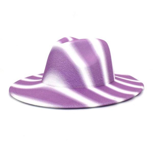 wide brim hats tie-dye style lavender hat panama felt fedoras for men women artificial wool british ja, Blue;gray
wide brim hats tie-dye style lavender hat panama felt fedoras for men women artificial wool british ja, Blue;gray