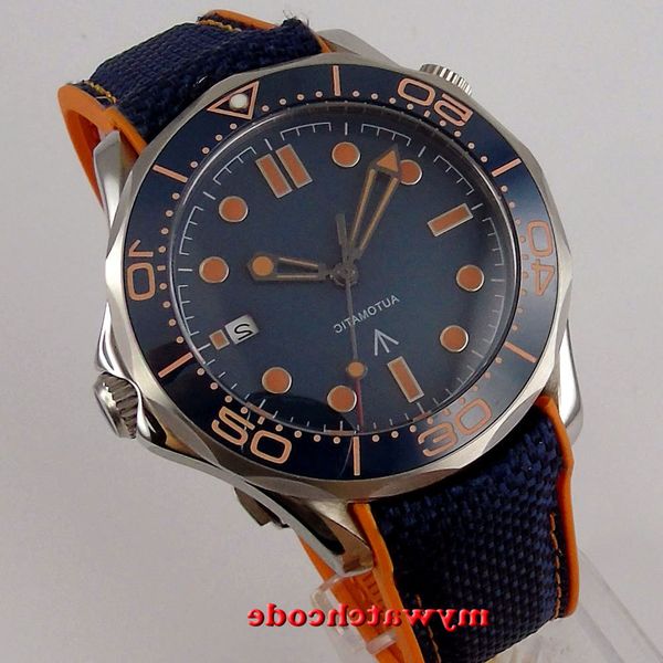 41mm bliger blue dial sapphire glass stainless steel automatic rubber band mingzhu miyota movement date window men watch, Slivery;brown
41mm bliger blue dial sapphire glass stainless steel automatic rubber band mingzhu miyota movement date window men watch, Slivery;brown
