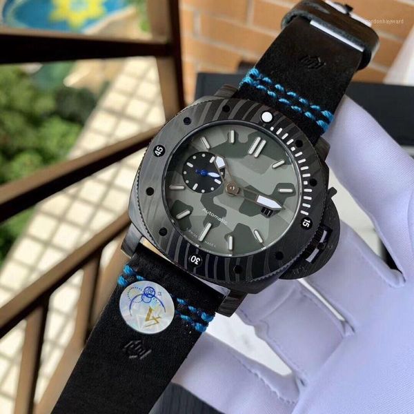 brand super orologio di lusso 47mm automatic mechanical movement canvas fiber watches black leather rubber watch wristwatches, Slivery;brown
brand super orologio di lusso 47mm automatic mechanical movement canvas fiber watches black leather rubber watch wristwatches, Slivery;brown